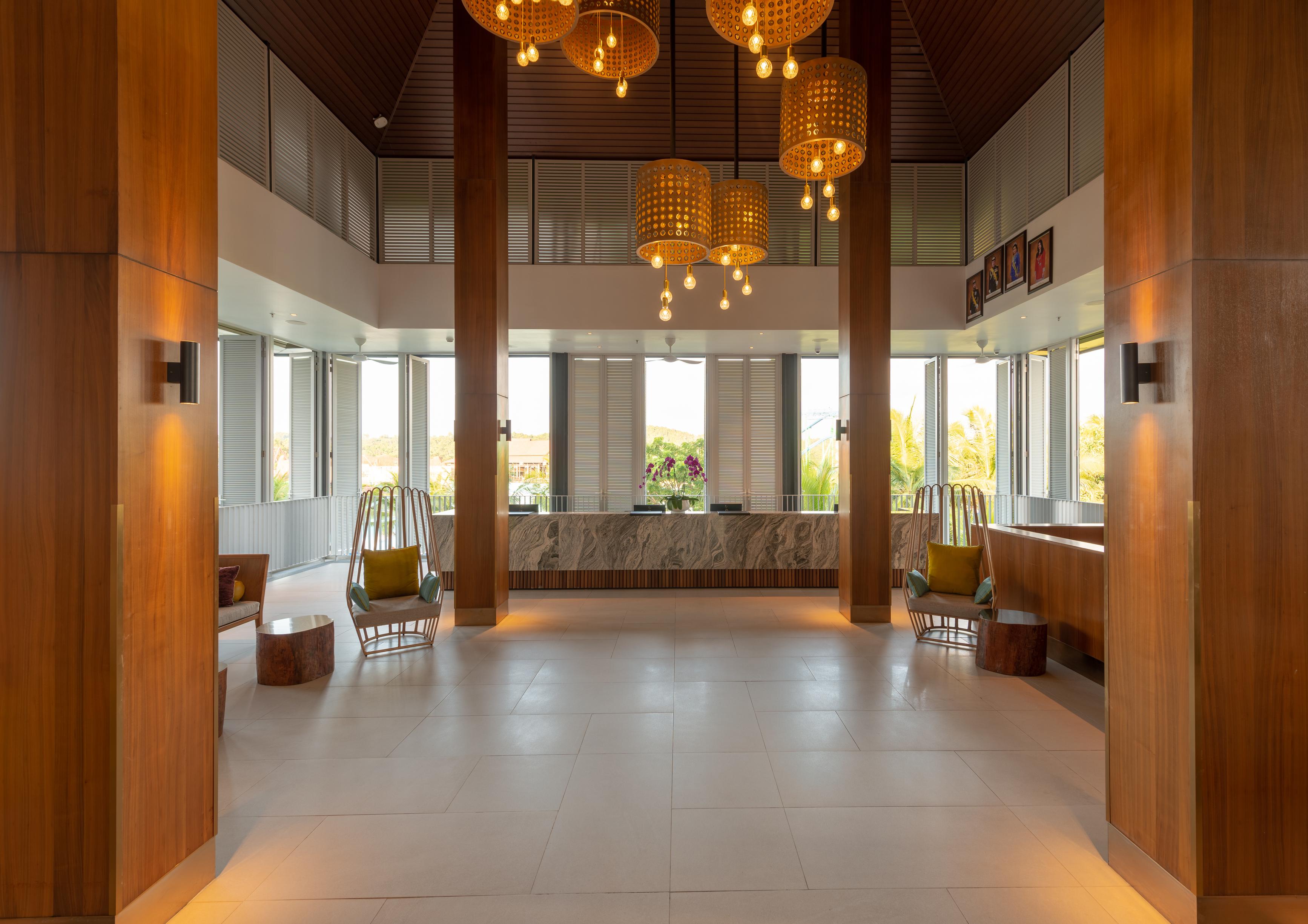 Hard Rock Hotel Desaru Coast Zewnętrze zdjęcie The lobby of the hotel