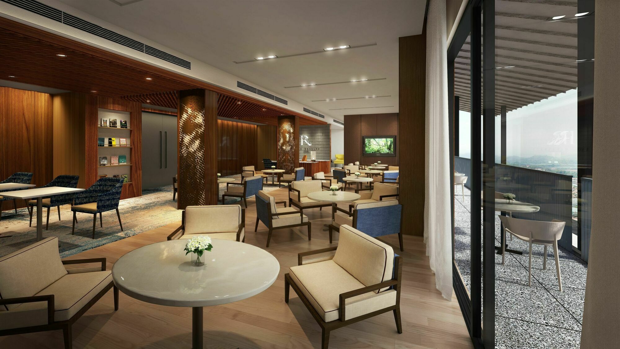 Hard Rock Hotel Desaru Coast Zewnętrze zdjęcie The Club lounge at KLIA